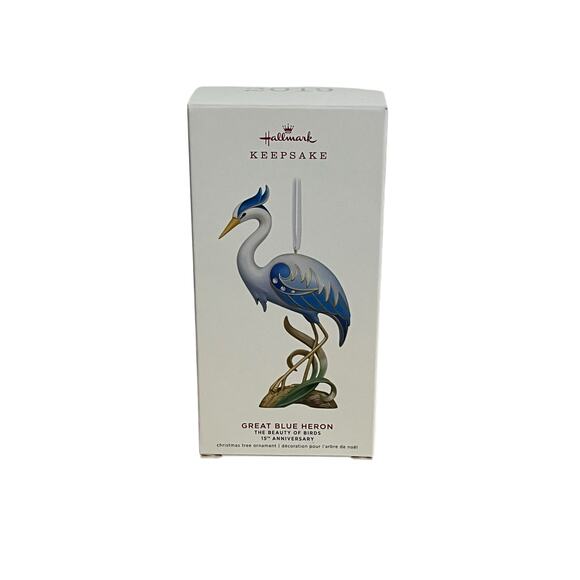 Hallmark Keepsake 2019 Great Blue Heron The Beauty of Birds Ornament - Picture 2 of 5